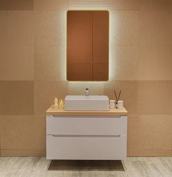 Зеркало Silver Mirrors Incanto-GOLD 60 LED-00002558 бесконтактный сенсор