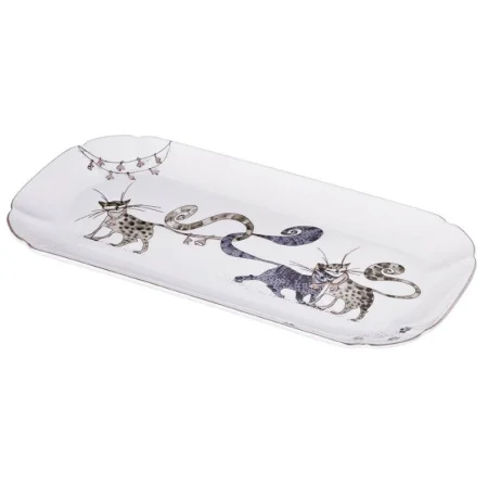 Блюдо Lefard "Котики" 28*14,5 См (Кор=36Шт.)