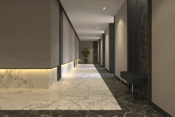 Керамогранит Gresse Ellora Zircon GRS01-15 600х600х10мм 1уп=1,44м2 (4шт) белый мрамор