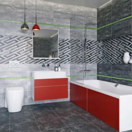 Плитка напольная Керамин Нью-Йорк 1П 400х400х8мм (1уп=1,76м2 (11шт) 1п=84,48м2) серая