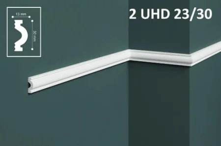 Молдинг настенно-потолочный UHD Polymer 2 23 30 2м Солид  1 36