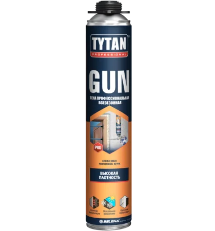 Пена монтажная Tytan GUN 750 мл 