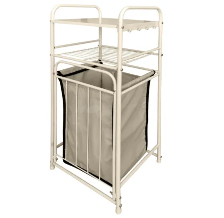 Стеллаж 2-яр с корзиной для белья Practica бежевый Fixsen FX-530A