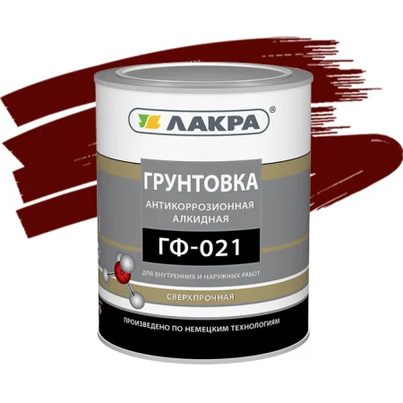 Грунт ГФ-021 Лакра Красно-кор. 1кг Л-С 0007647