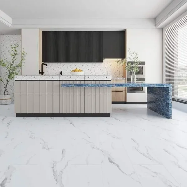 Плитка кварц-винил DEW М 6089-1 Вайт 4V (610х305х4мм) 1уп=1,861м2 =10шт замок