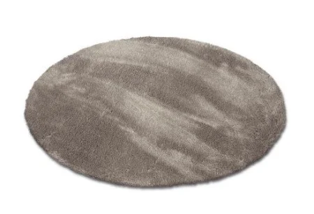 Коврик плюшевый SHAHINTEX D-99см круг мокко 05 S *1