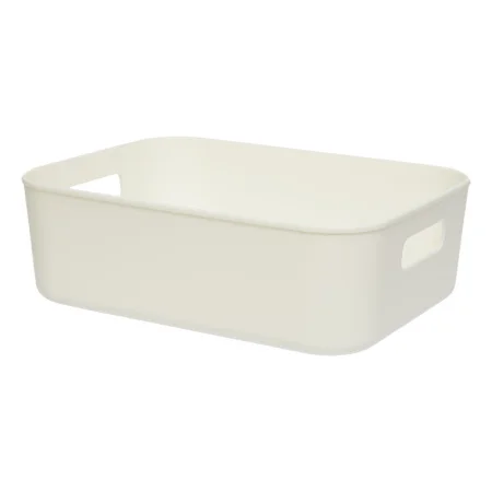 Корзина пластиковая Юки 28,5х22х9см белый Jiu-1