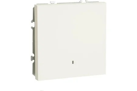 Выключатель 1-кл "Эмили" c индикатором (механизм) 250В 10А белый фарфор soft touch RSW10-5101-01 Ste