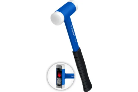 Молоток безынерционный БМП-35 35мм с полиамидными бойками Зубр Профессионал 2043-35 *1