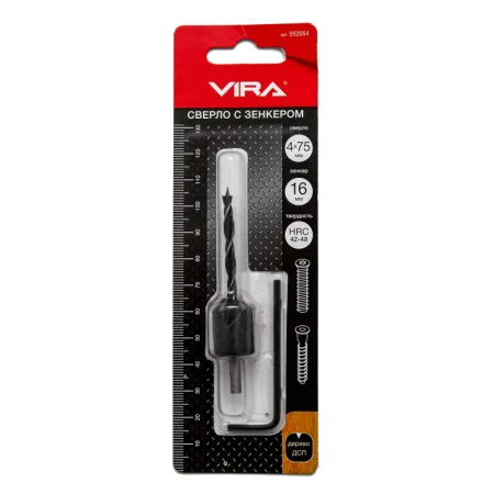 Сверло с зенкером 4 мм VIRA 552054 *1