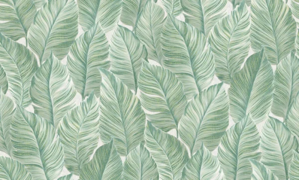 Обои компакт-винил Samui 60722-05 1,06х10м листья зеленые