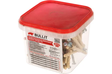 Дюбель-гвоздь 6х80 DSI LK цилиндр (70 шт), Bullit-пл.конт 1150 мл