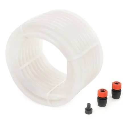 Шланг поливочный ТЭП d=3/4 (19 мм) 'Жук Люкс' (25 м) с коннекторами 7107-00 *1