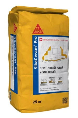 Клей для плитки усиленный Sika Ceram Pro 25кг