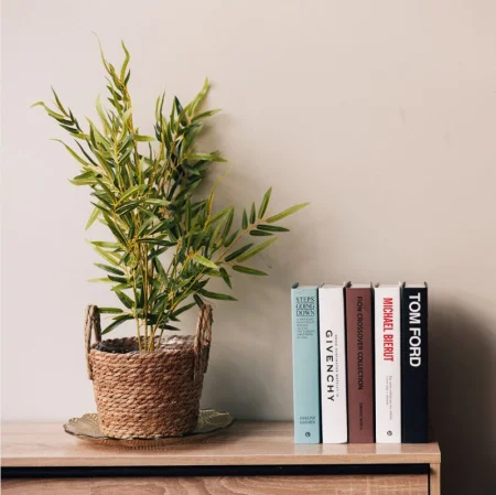 Кашпо плетеное "Кения" 185х185х160мм цилиндр с ручками (Natural House) *1