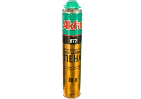 Пена монтажная профессиональная Akfix 872 Mega 70л 1020гр FA070  1