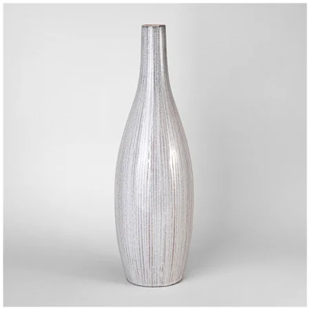 Ваза 15х15х46,5см цвет: серый 374-165 *1