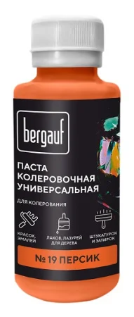 Паста колеровочная Bergauf 0,1л персик 68682