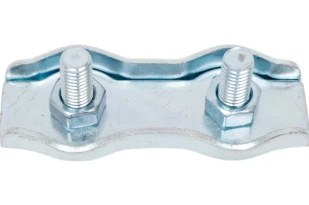 Зажим для стальных канатов двойной DUPLEX, цинк 2 мм уп. - 2 шт. SteelRex