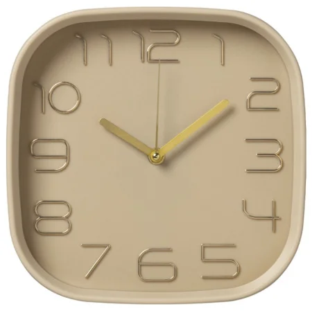 Часы настенные "Классика" 25х25см корпус бежевый Рубин 2500-003 *1