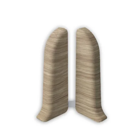 Заглушки для плинтуса (левая/правая) 522 Осина европейская 55мм Лексида