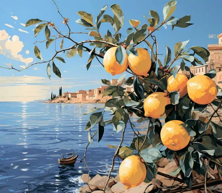 Картина на холсте  Italien weekend  30х30см 8233025  1