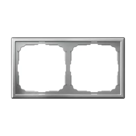 Рамка 2-м "Artgallery" универсальная, алюминий GAL000302 (Systeme Electric) *1