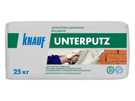 Штукатурка цементная фасадная Унтерпутц 25 кг KNAUF  1 48 (70320)