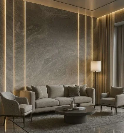 Лист интерьерный Urban 3000х1200х4,5мм из полимера ультравысокой плотности Сиена Матовый SoliD ТСТ00024635 *1