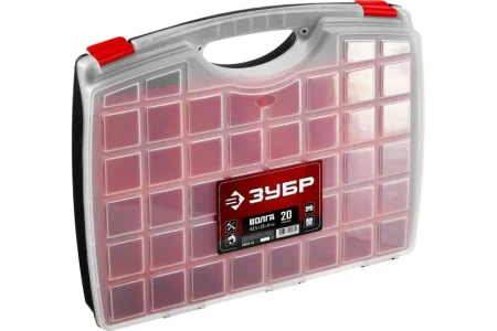 Органайзер пластиковый Волга-20 425х330х60мм с 20 съемными лотками Зубр 38034-20 *1