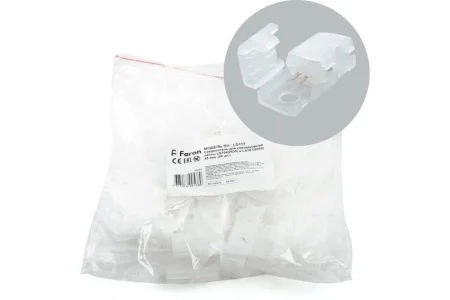 Соединитель для светодиодной ленты 220V LS704  strip to strip, LD117 FERON