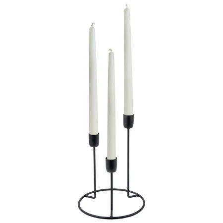 Металлический подсвечник, Д155 Ш155 В200, черный Fancy13 *1