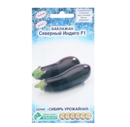 Баклажан Северный Индиго F1 (7 шт)  (ЕС) О1950 *1