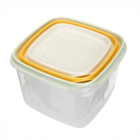 Комплект Контейнеров Для Продуктов Clever 3Шт, 0,45Л + 0,75Л + 1,2Л (Микс 1)