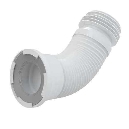 Труба д/унитаза гофрированная D110 L240-600мм A97 (AlcaPlast) *1