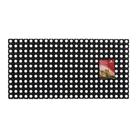 Коврик резиновый ячеистый 50х100см, черный, 20098 VORTEX