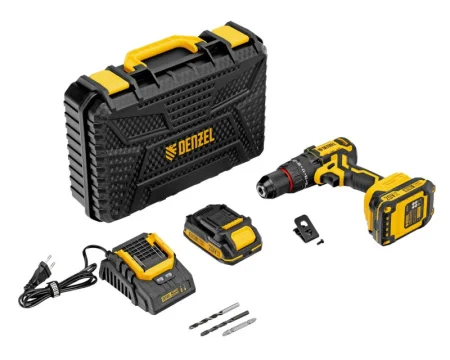 Дрель-шуруповерт аккум. Denzel CIDH-BL-20 26137 20В 2 акб.