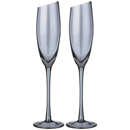 Набор Бокалов Для Шампанского Из 2-Х Штук "Daisy Blue" 180Мл (Ударопрочная Упаковка)