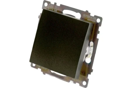 Переключатель 1-кл "Катрин" (механизм) 250В 10А графит GLS10-7110-06 Stekker *1