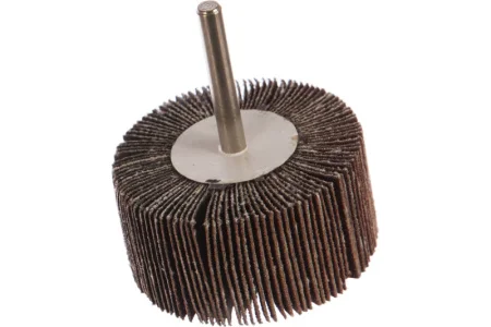 Круг шлифовальный лепестковый d 60x30 мм, P100, на шпильке d 6мм Зубр Профессионал 36602-100 *1