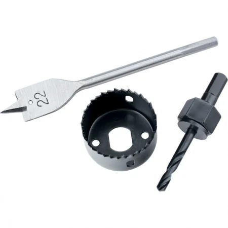 Набор для установки врезных замков, 22 мм/48 мм (перовое сверло/кольцевая пила)// Matrix 70493