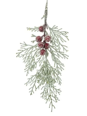 Украшение подвесное (полиэтилен, нержавеющая сталь, пенопласт) 12*1,5*26см арт.89015 *1