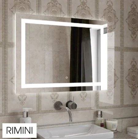 Зеркало  Rimini  LED 800x600 с сенсором и подогревом ЗЛП167 (Континент)  1