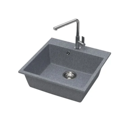 Мойка иск. камень 42/Q8 темно-серый ZETT карел.камень *1