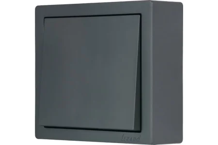 Выключатель 1-кл LETO графит Lezard 752-3400-100