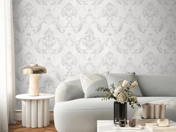 Обои компакт-винил Sansara 588500 1,06х10м золотые блестки на бежевом