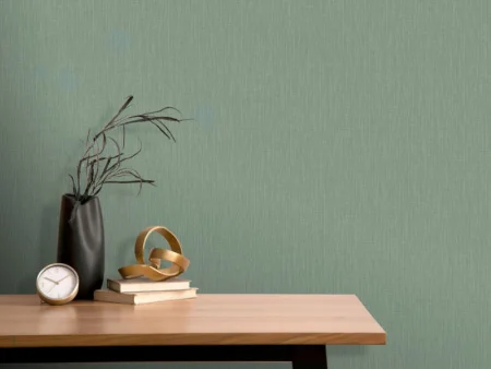 Обои компакт-винил Laura фон 588493 1,06х10м зеленый