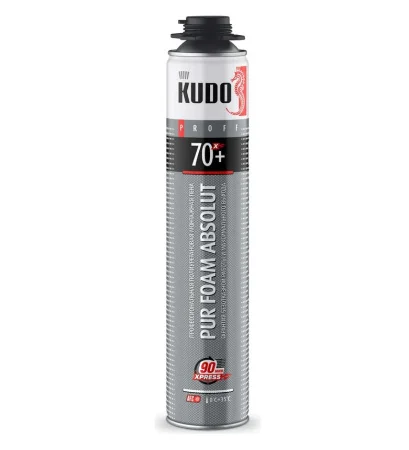 Пена полиуретановая монтажная профессиональная KUDO PROFF ABSOLUT XPRESS 70+ KUPP10SX70+  1 12