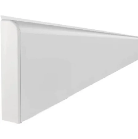 Плинтус напольный Комфорт Классик Софт 001 Белый 80х2200мм