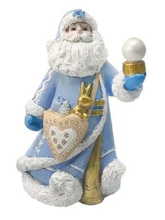 Украшение новогоднее Дед мороз из полирезины 4,3x9х6,3см 89433 *1